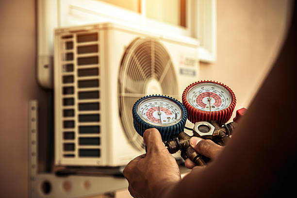 Professional Hvac Maintenance technician working in Long Branch, NJ